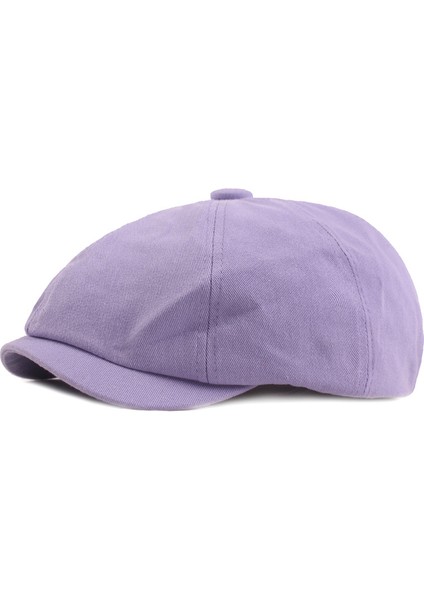 Retro Bere Edebi Sanat Sekizgen Ördek Dili Şapkası (Yurt Dışından)