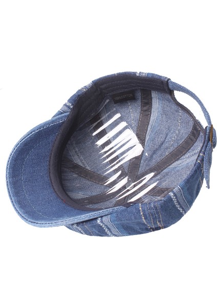 Denim Sekizgen Şapka Edebi Gençlik Bere Retro Newsboy Şapka (Yurt Dışından) fırsatları