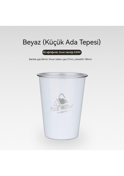 Açık 304 Paslanmaz Çelik Süt Likör Kahve Soğuk Içecek Bira Fincanı 350ML (Yurt Dışından)