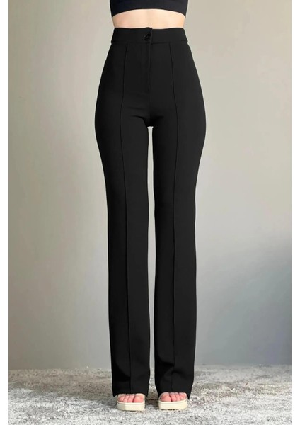 Kadınyüksek Bel Nervür Dikişli Toplarlayıcı Pantolon fiyatları