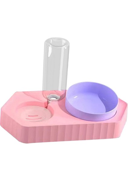 Nokta Kaseleri Kedi Maması Içme Çeşme Su Şişesi Evcil Hayvan Besleyici Çıkarılabilir Çift Pembe (Yurt Dışından) modelleri