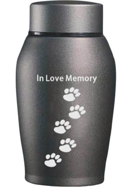 Paslanmaz Çelik Kremasyon Anıtı Urn Son Dinlenme Yeri Urn Kutusu Gri (Yurt Dışından)