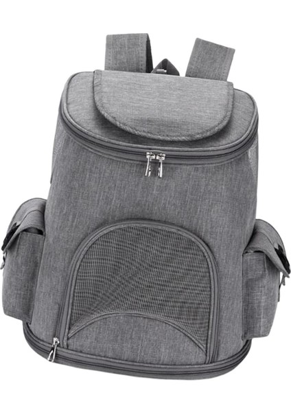 Pet Tyıcı Sırt Çantası Tnabilir Nefes Alabası Pet Seyahat Çantası Açık Yavru Köpek Gri 6.6Lb (Yurt Dışından) fiyatları