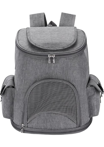 Pet Tyıcı Sırt Çantası Tnabilir Nefes Alabası Pet Seyahat Çantası Açık Yavru Köpek Gri 6.6Lb (Yurt Dışından) modelleri
