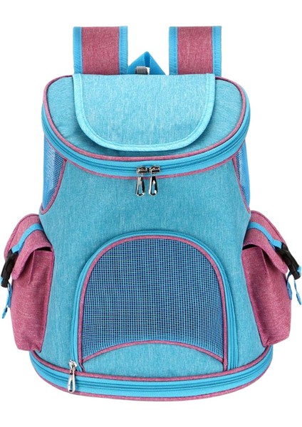 Evcil Taşıyıcı Sırt Çantası Taşınabilir Nefes Alabası Pet Seyahat Çantası Açık Yavru Köpek Açık Mavi 6.6lb (Yurt Dışından) modelleri