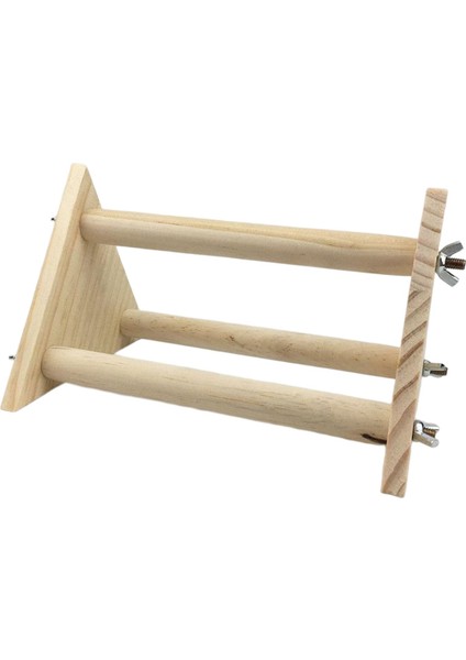 Parrot Play Stant Masa Platformu Gym Stand Table Cockatiels Wood Için Play Sandalyası (Yurt Dışından)