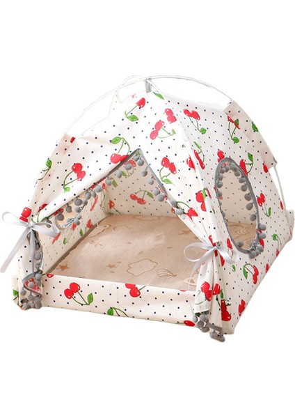 Cat House Dog House Portable Evcil Yatak Kedi Kulübesi Mağarası Köpekler Köpek Yavru Seyahat Kiraz (Yurt Dışından) fırsatları