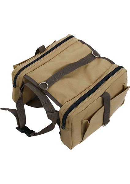Köpek Yürüyüşü Sırt Çantası Dayanıklı Eyer Çanta Sırt Çantası Saddle Çantası Yan Cep (Yurt Dışından) fiyatları