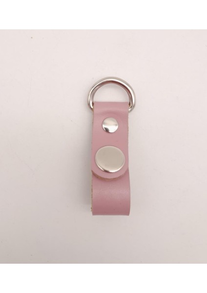 Lila Gerçek Deri Çıtçıtlı Sapucu Böce Gümüş Metalli 1 Adet