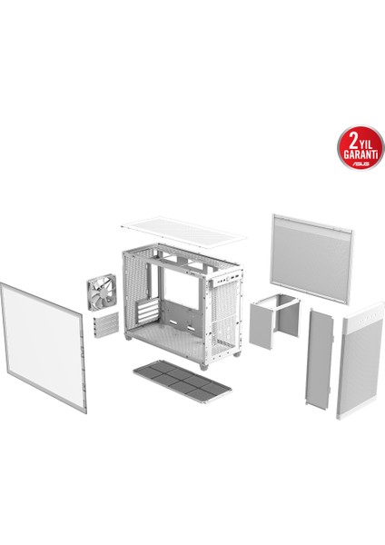 Prime AP201 White Micro ATX Beyaz Bilgisayar Kasasi