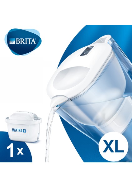 BRITA Aluna XL Filtreli Su Arıtmalı Sürahi - Beyaz