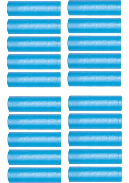 Büyük Boy Çöp Torbası 65X80 cm 10 Lu Rulo x 20 Paket = 200 Adet