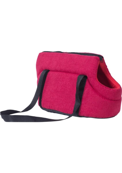 Köpek Araba Koltuk Seyahat Taşıma Çantası Tote Çanta Kennel Evcil Hayvan Taşıyıcı Kırmızı 45X22X20CM (Yurt Dışından)