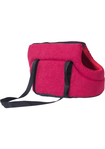 Köpek Araba Koltuk Seyahat Taşıma Çantası Tote Çanta Kennel Evcil Hayvan Taşıyıcı Kırmızı 45X22X20CM (Yurt Dışından)
