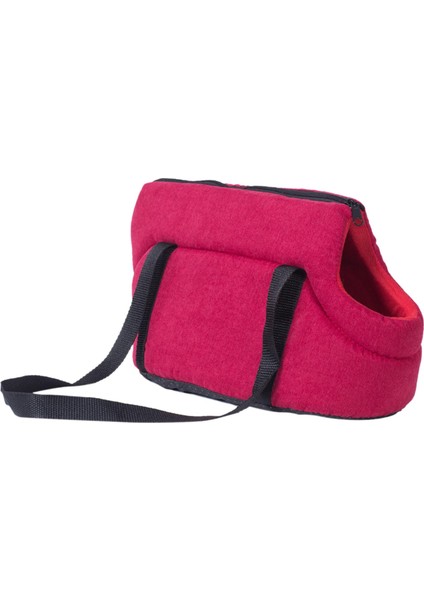 Köpek Araba Koltuk Seyahat Taşıma Çantası Tote Çanta Kennel Evcil Hayvan Taşıyıcı Kırmızı 45X22X20CM (Yurt Dışından)