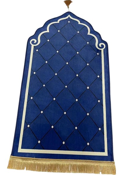 Seyahat Dua Halı Koleksiyon Eid Yumuşak Halı Mevcut Mavi 60CMX110CM (Yurt Dışından)