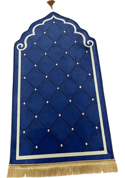 Seyahat Dua Halı Koleksiyon Eid Yumuşak Halı Mevcut Mavi 60CMX110CM (Yurt Dışından)