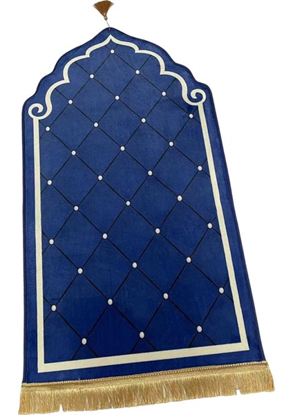 Seyahat Dua Halı Koleksiyon Eid Yumuşak Halı Mevcut Mavi 60CMX110CM (Yurt Dışından)