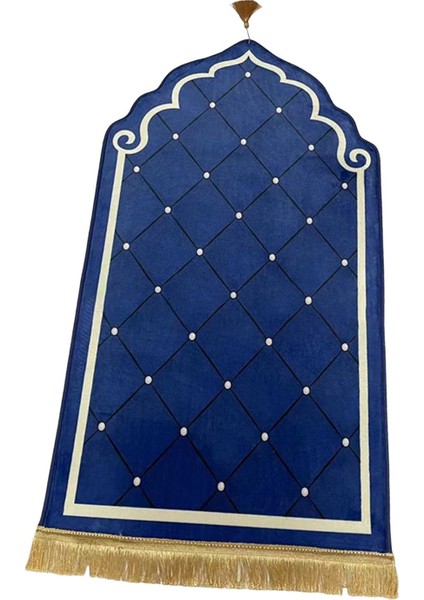 Seyahat Dua Halı Koleksiyon Eid Yumuşak Halı Mevcut Mavi 60CMX110CM (Yurt Dışından)