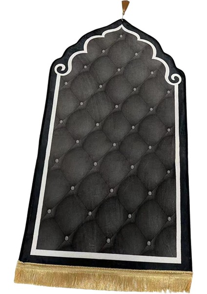 Seyahat Dua Halı Koleksiyon Eid Yumuşak Halı Mevcut Siyah 80CMX120CM (Yurt Dışından)