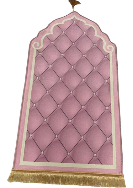 Seyahat Dua Halı Koleksiyon Eid Yumuşak Halı Mevcut Pembe 80CMX120CM (Yurt Dışından)