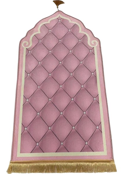 Seyahat Dua Halı Koleksiyon Eid Yumuşak Halı Mevcut Pembe 80CMX120CM (Yurt Dışından)