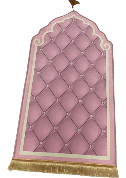 Seyahat Dua Halı Koleksiyon Eid Yumuşak Halı Mevcut Pembe 80CMX120CM (Yurt Dışından)