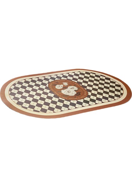 Kapı Mat Vintage Dekoratif Alan Halı Hızlı Koridor Koridoru Için Kuru Banyo 40CMX60CM A (Yurt Dışından) fiyatları