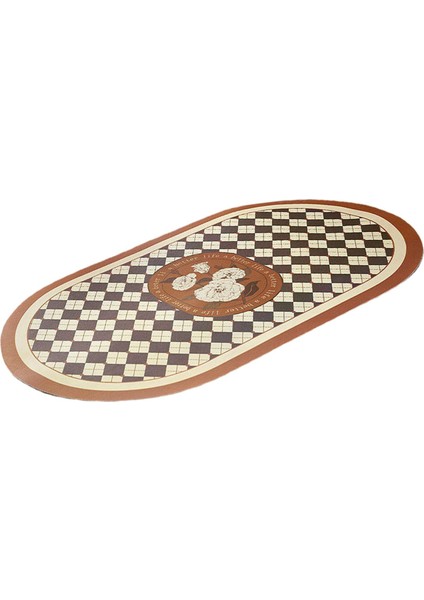 Kapı Mat Vintage Dekoratif Alan Halı Hızlı Koridor Koridoru Için Kuru Banyo 40CMX60CM A (Yurt Dışından) modelleri
