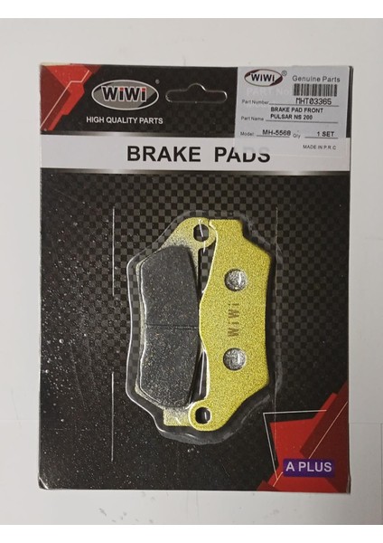 A-Plus Disk Balata Ön Bajaj Discover - Pulsar Ns 200