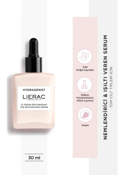 Hydragenist The Rehydrating Vegan, Nemlendirici, Işıltı Veren Serum 30ML