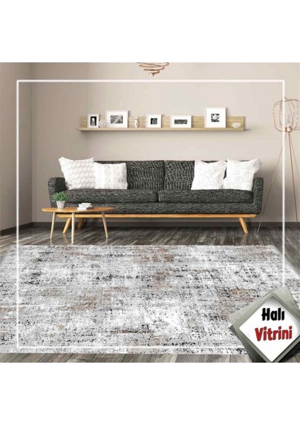 İpek Halı Ipek Yolluk Halısı Modern 80X300 Roxanne 17110 Gri