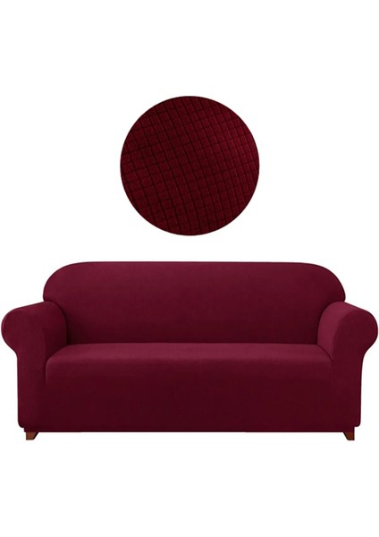 Likrali Koltuk, Kanepe, Çekyat Örtüsü 3 Kişilik Koltuk Örtüsü Lastikli, Pitikare Desen