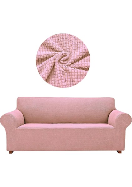 Likrali Koltuk, Kanepe, Çekyat Örtüsü 3 Kişilik Koltuk Örtüsü Lastikli, Pitikare Desen