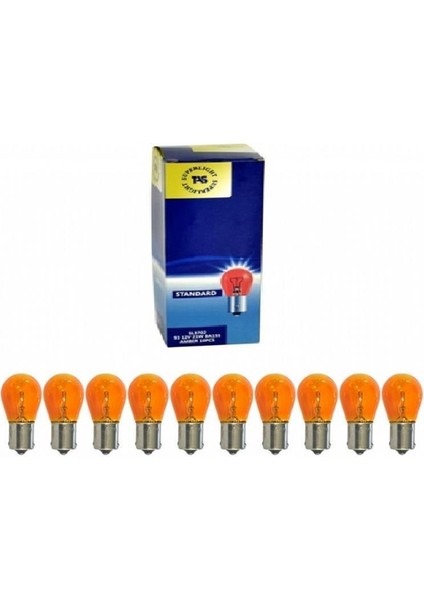 Ampul Turuncu 93- 21W Tek Duy 12V Amber - Muhtelif