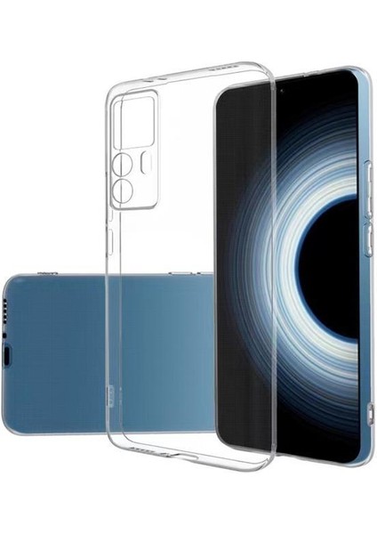 Xiaomi Mi 12T 5g Kılıf Ince ve Esnek Şeffaf Süper Silikon