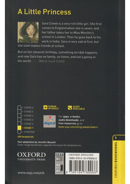 Oxford Obwl 1: A Lıttle Prıncess Mp3