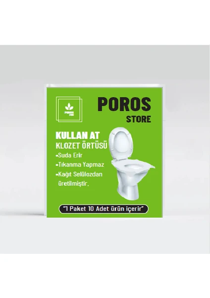 Poros Store Klozet Kapak Örtüsü