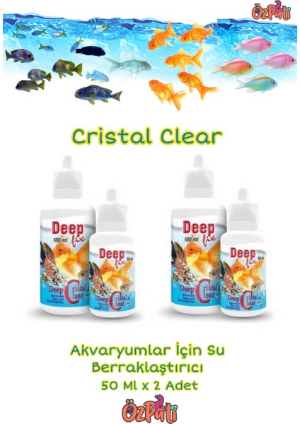Akvaryum Su Berraklaştırıcı 50 ml x 2 Adet