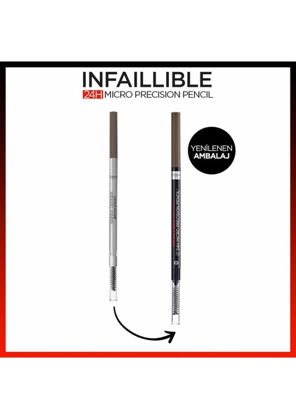 Infaillible 24H Micro Precision Kaş Kalemi - Auburn modelleri