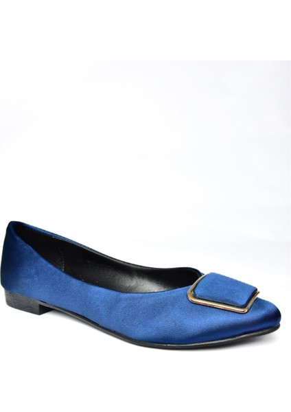 P726776304 Lacivert Saten Kumaş Kadın Babet indirimleri