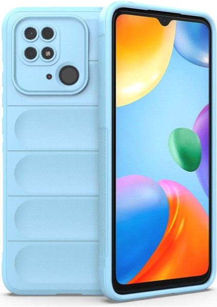 Xiaomi Poco C40 Kılıf Optimum Silikon - Sky Blue