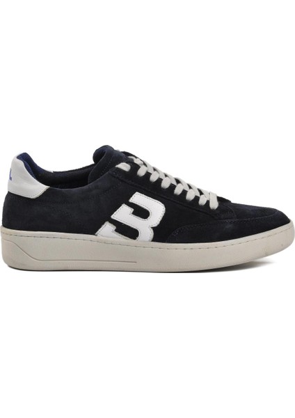 221163 Lacivert Süet Deri Erkek Sneaker