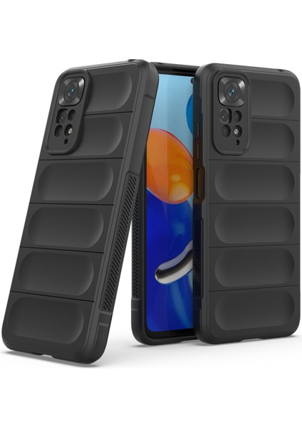 Xiaomi Redmi Note 11S Kılıf Optimum Silikon - Siyah