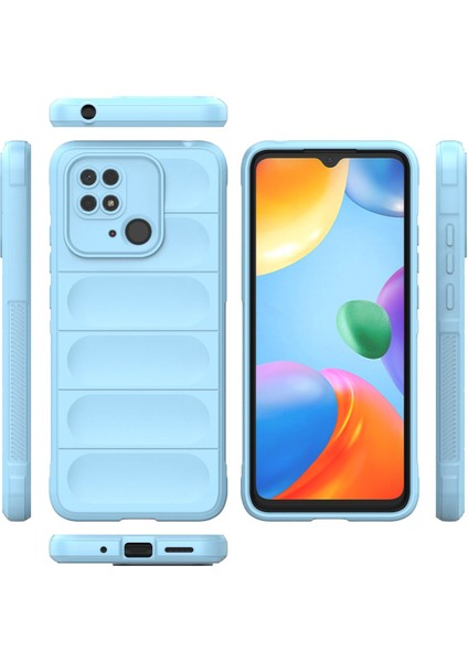 Xiaomi Poco C40 Kılıf Optimum Silikon - Sky Blue