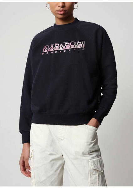 Kadın Bisiklet Yaka Sweatshirt NP0A4FAD D006990