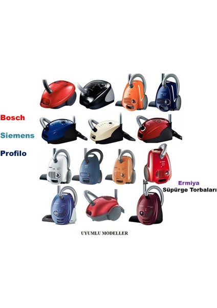Bosch G Tipi Toz Torbası modelleri