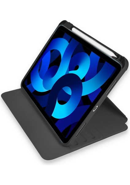 Ipad 10.2 (8.nesil) Kılıf Starling 360 Kalemlikli Tablet Kılıf - Siyah