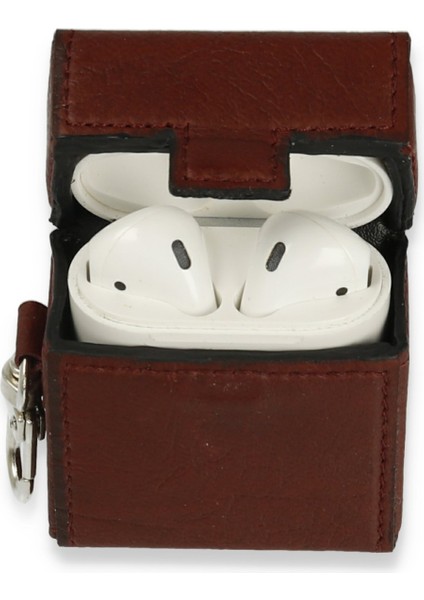 Airpods 2 (2.nesil) Deri Kılıf - Bordo Nrmsa fiyatları