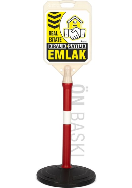 Emlak Kiralık Satılık Real Estatetemalı 2 Adet Yelken Bayrak ve 1 Bariyer Duba Takımı